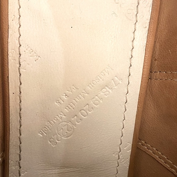 MAISON MARTIN MARGIELA 22 BLACK LEATHER CUT OUT HEELED PUMPS W/38 - Picture 5 of 8